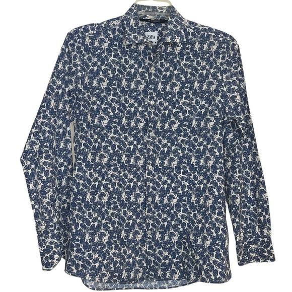 Zara men’s long sleeve button down shirt. Size medium GUC - Picture 5 of 12